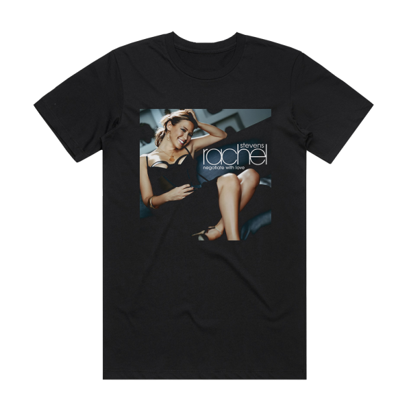 Rachel Stevens Negotiate With Love 1 Album Cover T-Shirt Black