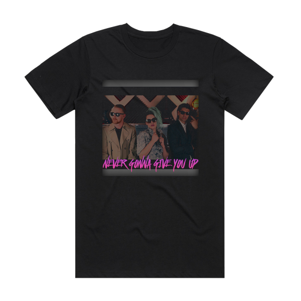 The Animal in Me Never Gonna Give You Up Album Cover T-Shirt Black