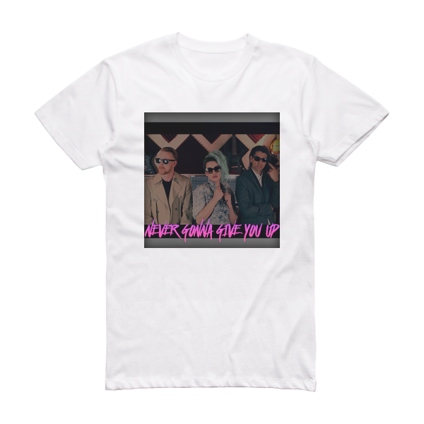 The Animal in Me Never Gonna Give You Up Album Cover T-Shirt White