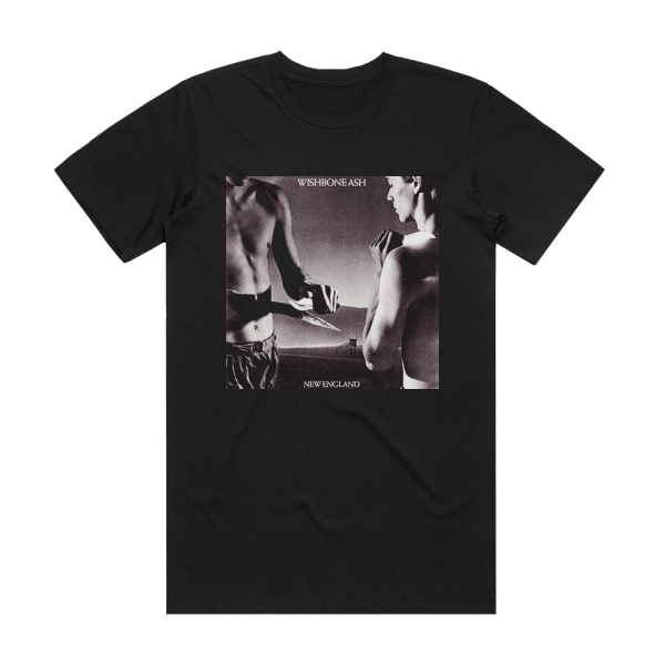 Wishbone Ash New England Album Cover T-Shirt Black