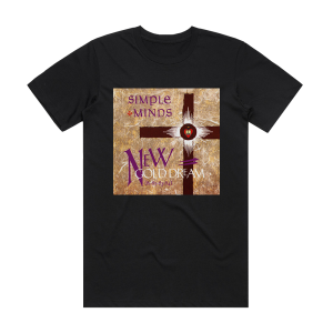 Simple Minds New Gold Dream 81 82 83 84 2 Album Cover T-Shirt Black