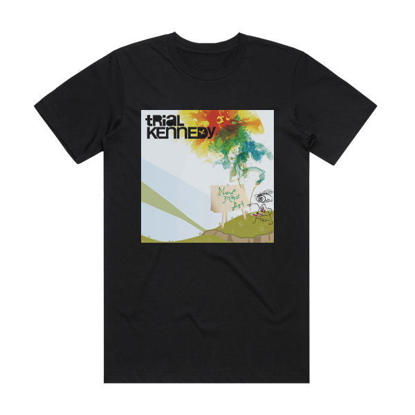 Trial Kennedy New Manic Art Album Cover T-Shirt Black