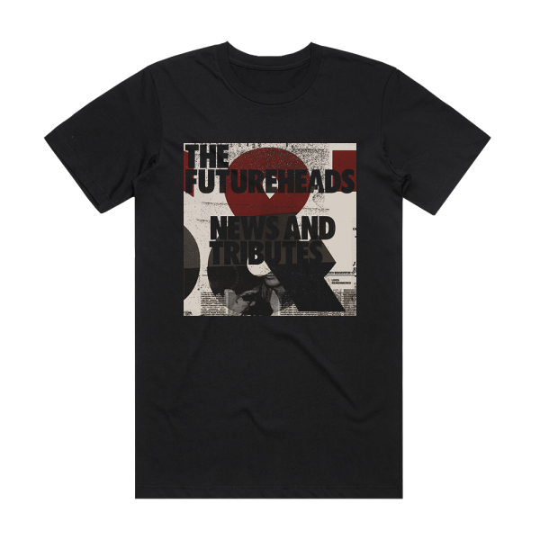 The Futureheads News And Tributes Album Cover T-Shirt Black