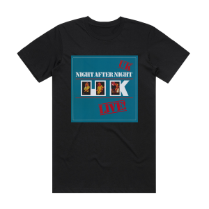 U K Night After Night Album Cover T-Shirt Black