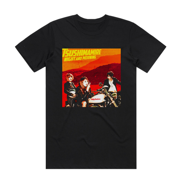 TsuShiMaMiRe Night And Morning Album Cover T-Shirt Black