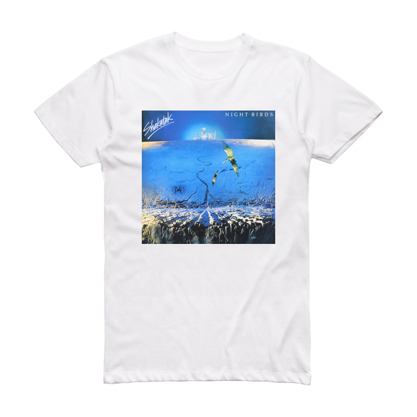 Shakatak Night Birds Album Cover T-Shirt White