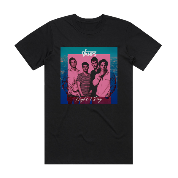 The Vamps Night Day Album Cover T-Shirt Black