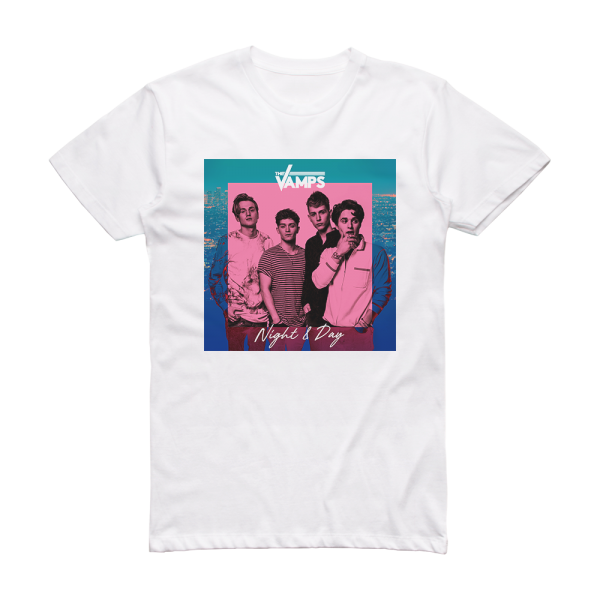 The Vamps Night Day Album Cover T-Shirt White