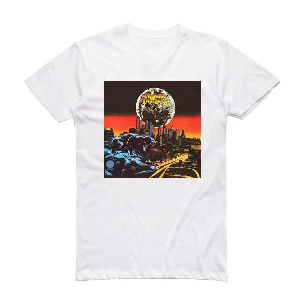 Thin Lizzy Night Life 1 Album Cover T-Shirt White