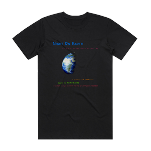 Tom Waits Night On Earth Album Cover T-Shirt Black