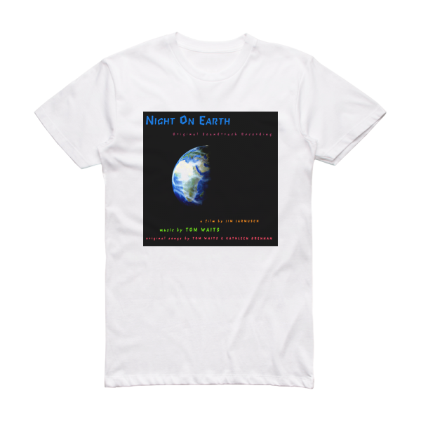 Tom Waits Night On Earth Album Cover T-Shirt White