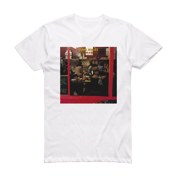 Tom Waits Nighthawks At The Diner Album Cover T-Shirt White