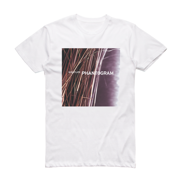 Phantogram Nightlife Album Cover T-Shirt White