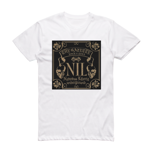 The GazettE Nil 2 Album Cover T-Shirt White