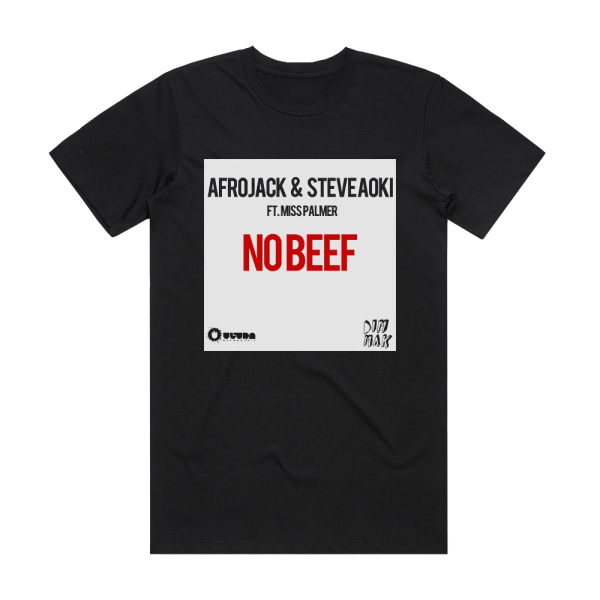 Steve Aoki No Beef Album Cover T-Shirt Black