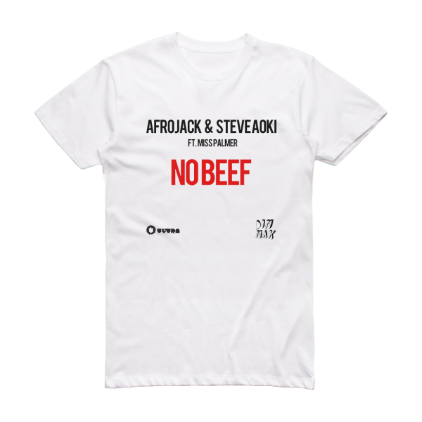 Steve Aoki No Beef Album Cover T-Shirt White
