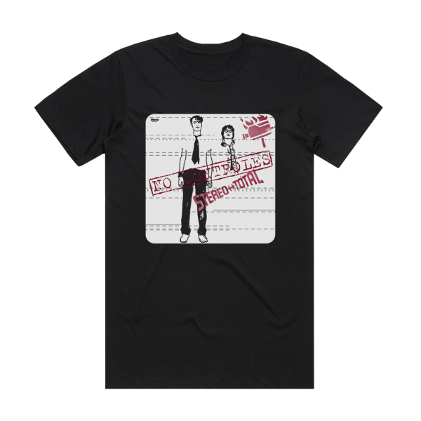 Stereo Total No Controles Album Cover T-Shirt Black