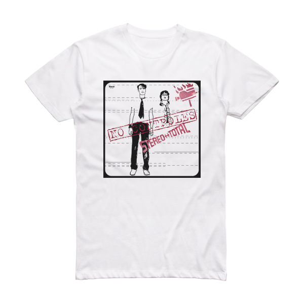 Stereo Total No Controles Album Cover T-Shirt White