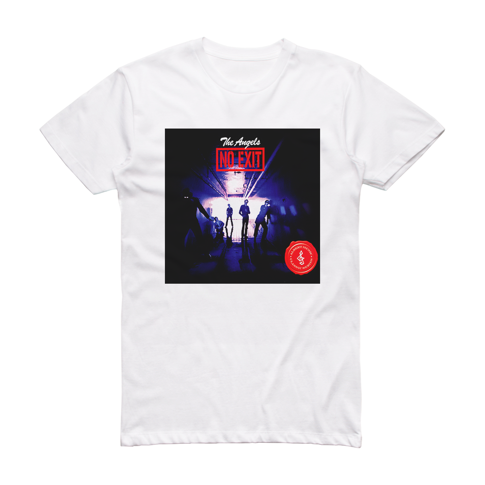 The Angels No Exit Album Cover T-Shirt White – ALBUM COVER T-SHIRTS