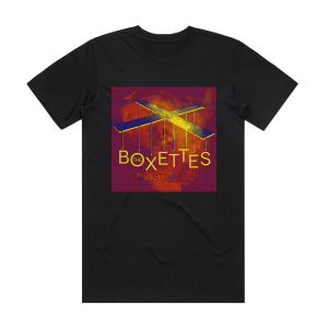 The Boxettes No Strings Album Cover T-Shirt Black