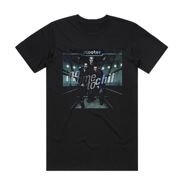 Scooter No Time To Chill Album Cover T-Shirt Black