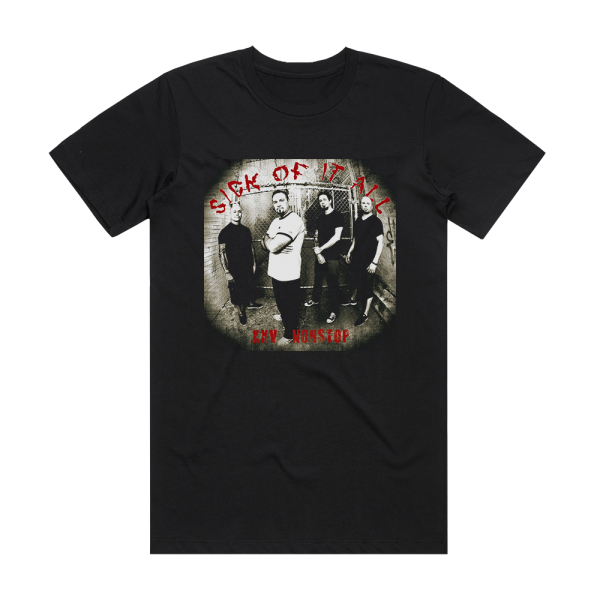 Sick of It All Nonstop Album Cover T-Shirt Black