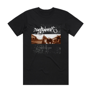 Tungtvann Nord Og Ned Album Cover T-Shirt Black
