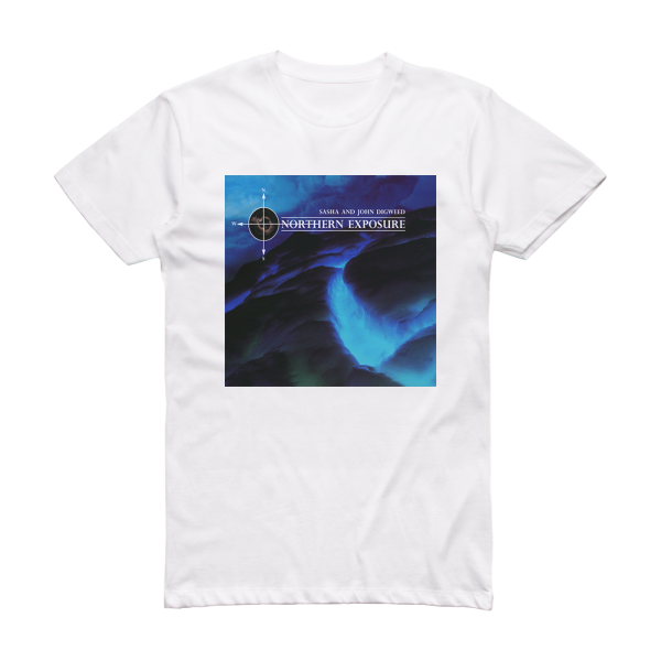 Sasha and John Digweed Northern Exposure Album Cover T-Shirt White