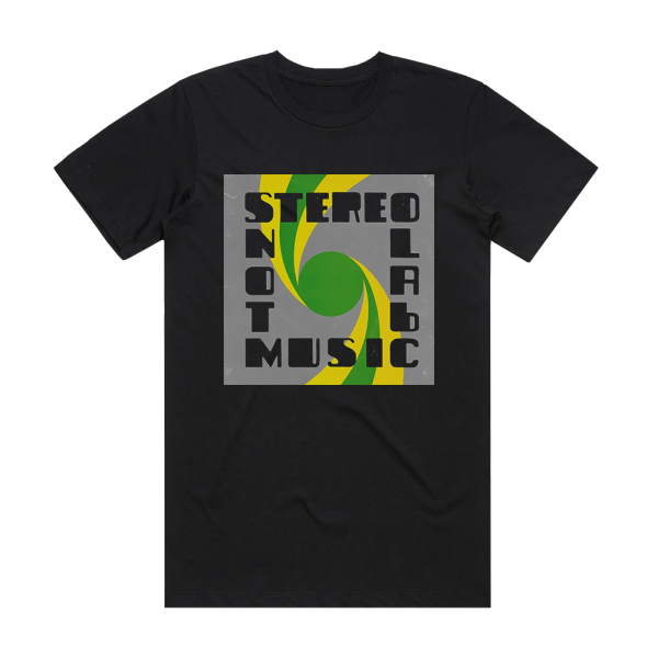 Stereolab Not Music 2 Album Cover T-Shirt Black