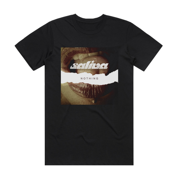 Saliva Nothing Album Cover T-Shirt Black