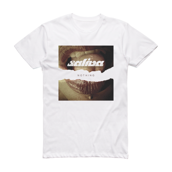 Saliva Nothing Album Cover T-Shirt White