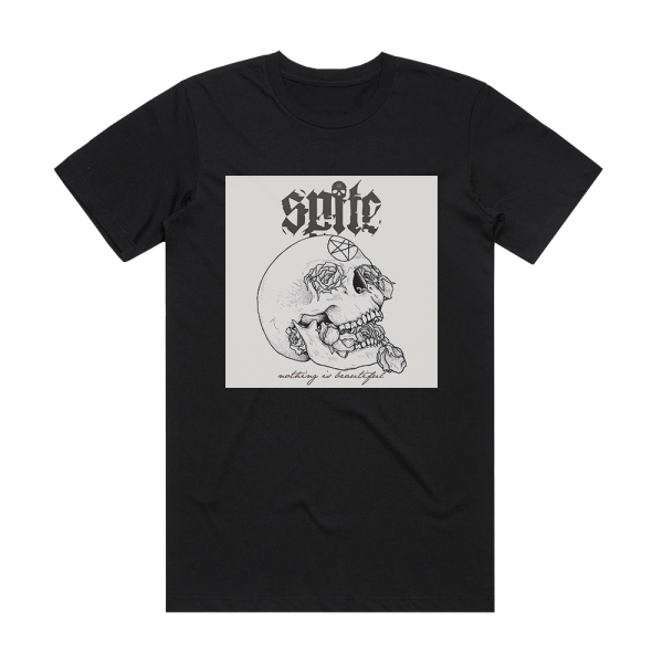 Spite Nothing Is Beautiful Album Cover T-Shirt Black