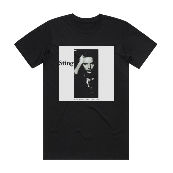 Sting Nothing Like The Sun Album Cover T-Shirt Black
