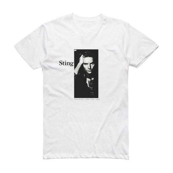 Sting Nothing Like The Sun Album Cover T-Shirt White