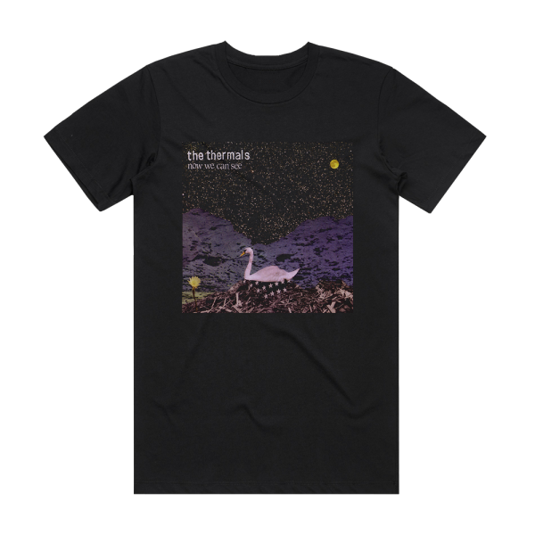 The Thermals Now We Can See Album Cover T-Shirt Black