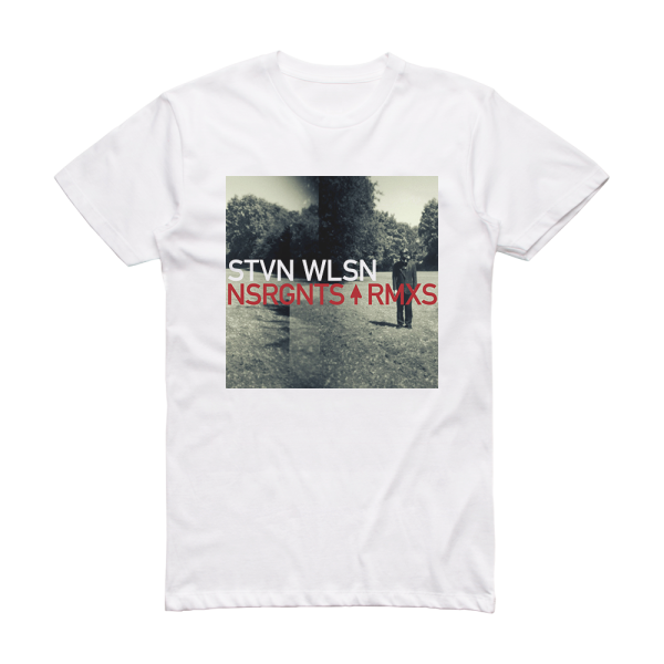 Steven Wilson Nsrgnts Rmxs Album Cover T-Shirt White