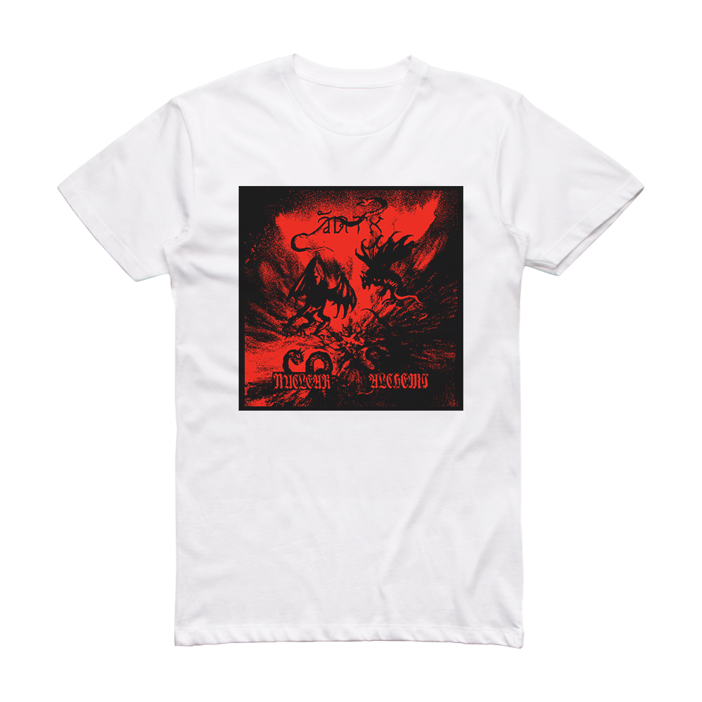Watain Nuclear Alchemy Album Cover T-Shirt White – ALBUM COVER T-SHIRTS