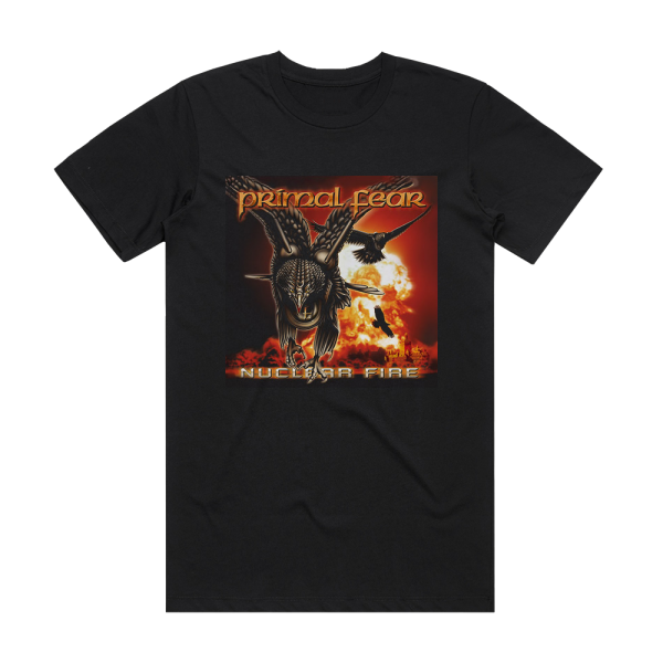 Primal Fear Nuclear Fire Album Cover T-Shirt Black