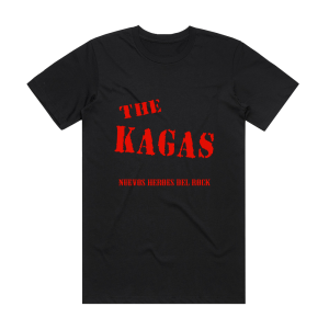 The Kagas Nuevos Hroes Del Rock Album Cover T-Shirt Black