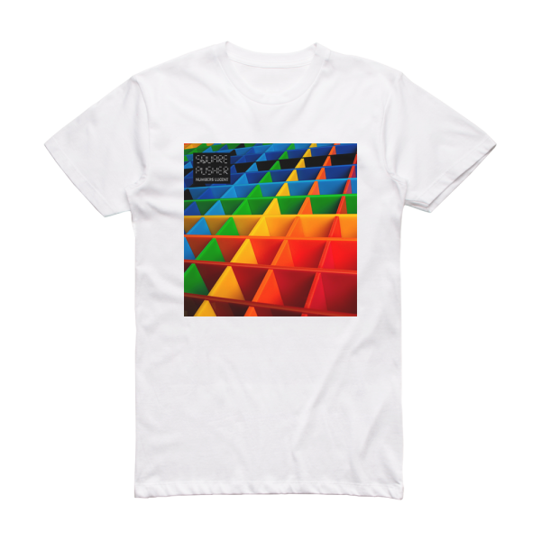 Squarepusher Numbers Lucent Album Cover T-Shirt White – ALBUM COVER T ...