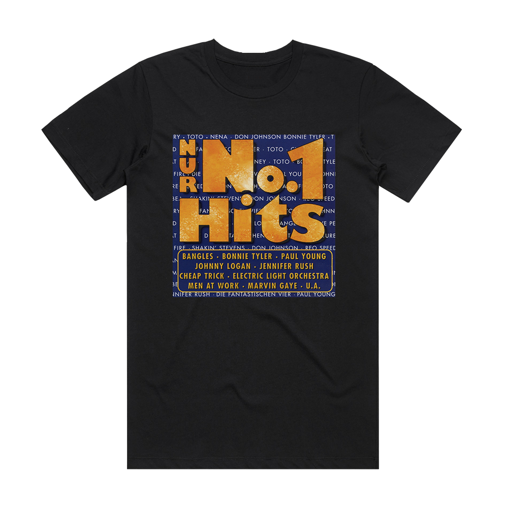 various-artists-nur-no1-hits-1-album-cover-t-shirt-black-album-cover-t-shirts