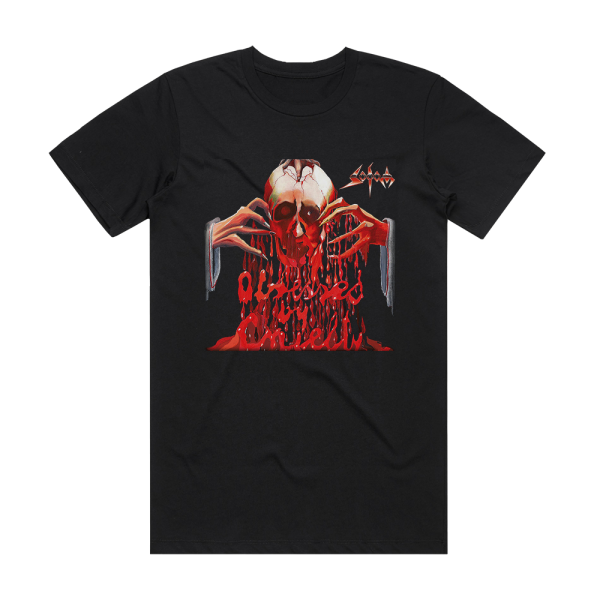 Sodom Obsessed By Cruelty 1 Album Cover T-Shirt Black