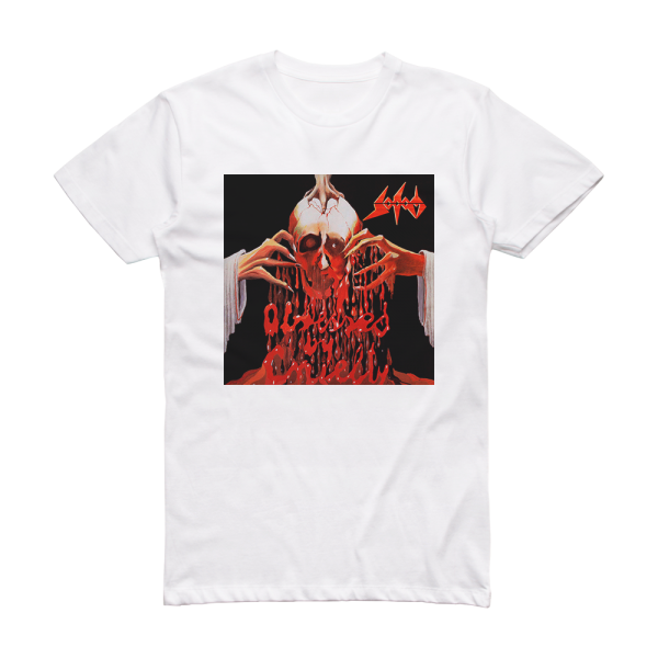 Sodom Obsessed By Cruelty 2 Album Cover T-Shirt White