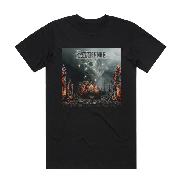 Pestilence Obsideo 1 Album Cover T-Shirt Black