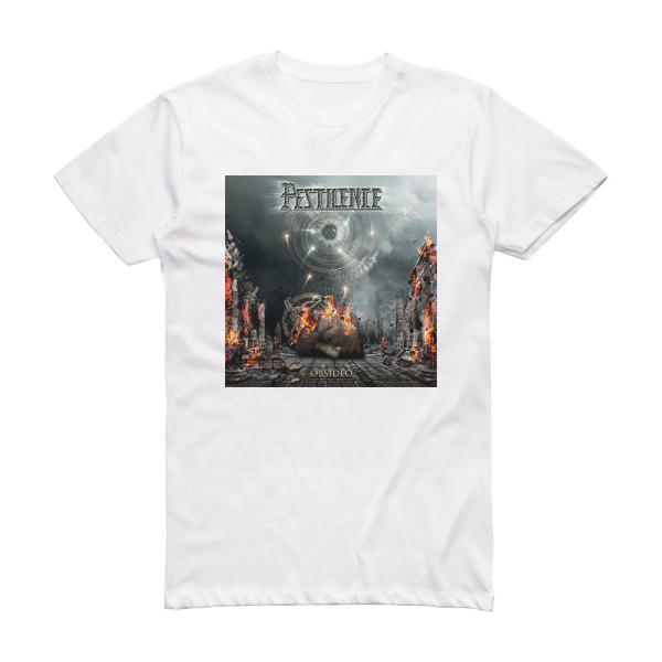 Pestilence Obsideo 1 Album Cover T-Shirt White