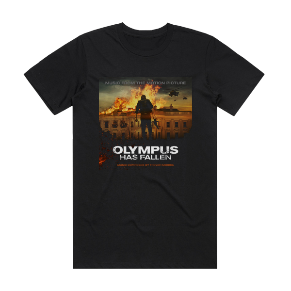 Trevor Morris Olympus Has Fallen Album Cover T-Shirt Black