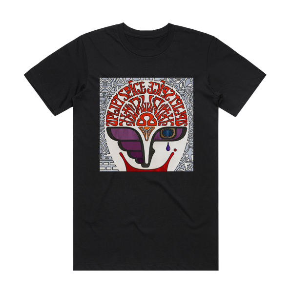 UPLIFT SPICE Omega Rhythm Album Cover T-Shirt Black