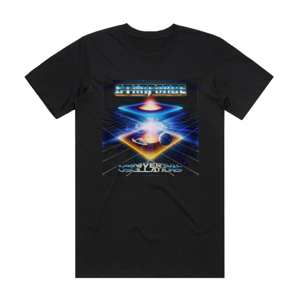 Starforce Omniversal Oscillations Album Cover T-Shirt Black
