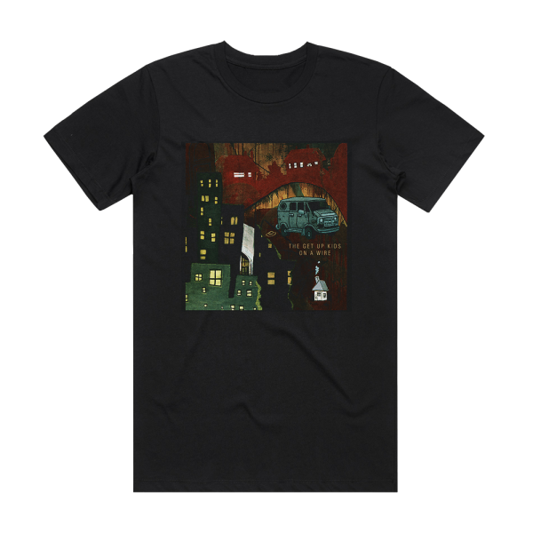 The Get Up Kids On A Wire Album Cover T-Shirt Black