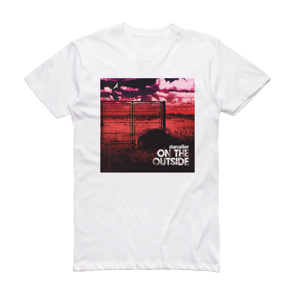 Starsailor On The Outside Album Cover T-Shirt White